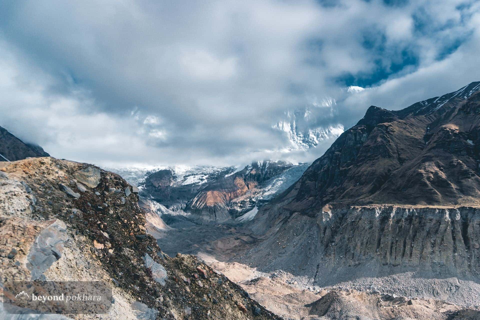 The Annapurna Sanctuary at Annapurna Base Camp
